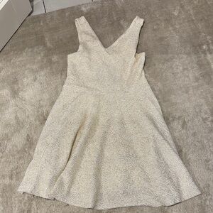 Elegant silence and Noise Cream Sleeveless Dress size small